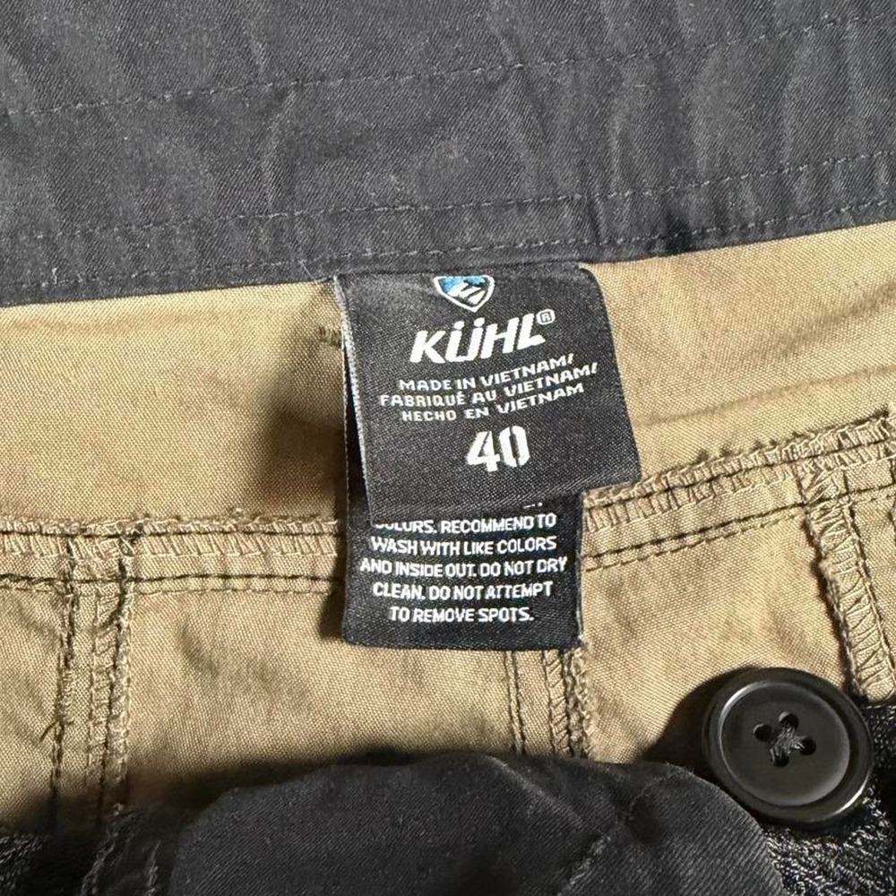 Kuhl Green Hiking Shorts Heavyweight Durable‎ Activewear Size 40x12 - Picture 2 of 8